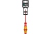 Шлицевая отвёртка WERA 160 i SL VDE SB SL 5,5x1x125 мм, на подвесе WE-100004