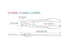 Кабельные ножницы TSUNODA с алюминиевыми ручками CA-800AL