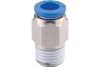 Фитинг 8 мм с наружной металлической резьбой R1/8" CDC Pneumatics PC 0801