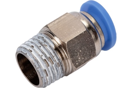 Фитинг для пластиковых трубок (8 мм; 1/4М) ROCKFORCE RF-SPC08-02