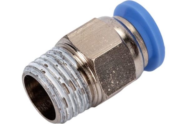Фитинг для пластиковых трубок (8 мм; 1/4М) ROCKFORCE RF-SPC08-02