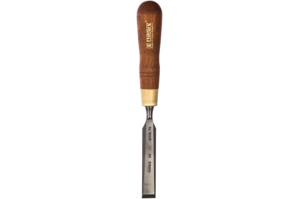 Плоская стамеска с ручкой NAREX WOOD LINE PLUS 20 мм 811670
