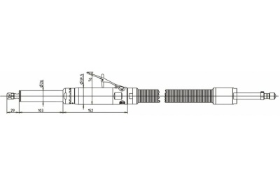 Прямая шлифовальная машинка DEPRAG GDS050-200BXI 6060991A
