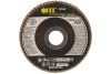 Диск наждачный лепестковый для УШМ (115х22,2 мм; Р80) FIT IT 39544