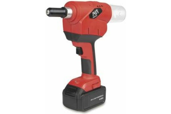 Аккумуляторный заклепочник FAR EXTRA EB640 O4.8 -7.8 (Al) в пластиковом кейсе 705107