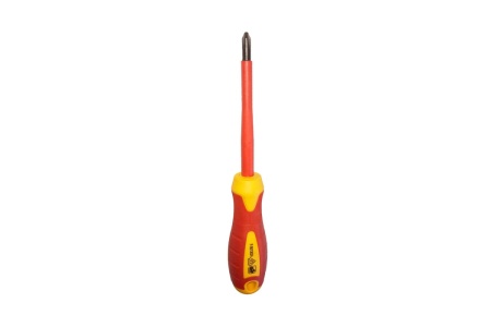 Диэлектрическая крестовая отвертка PH1*80мм, до 1000V Berger BG BG1056
