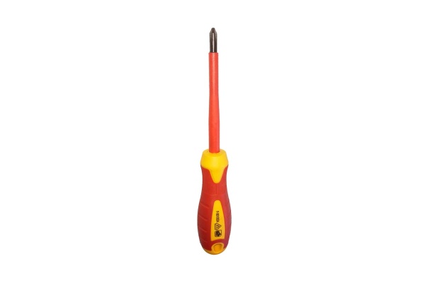 Диэлектрическая крестовая отвертка PH1*80мм, до 1000V Berger BG BG1056