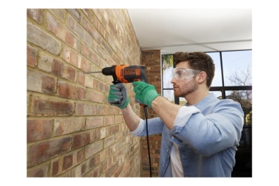 Электронная ударная дрель Black&Decker Omega BEH550K-QS