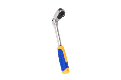 Удлиненная трещоточная рукоятка KRAFT шарнирная, 3/8”Dr, 72 зуба KT 705034