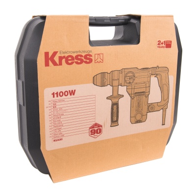 Перфоратор KRESS KU330,  1100 Вт, 5Дж, 26мм, SDS+, кейс