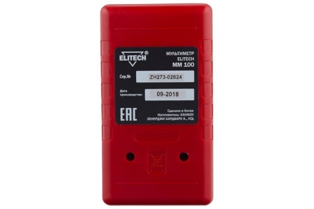 Мультиметр Elitech ММ 100