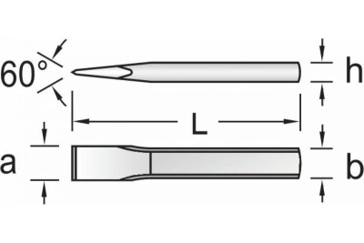 Слесарное зубило NORGAU 21x175 мм NOR 075311175