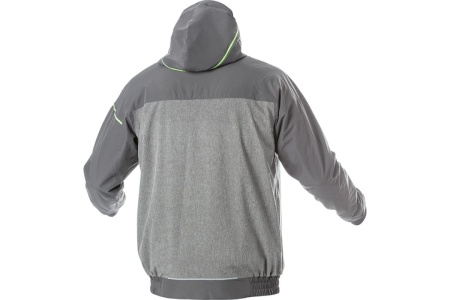 Непромокаемая куртка HOEGERT TECHNIK HEINER, темно-серый/зеленый, р.2XL/56 HT5K249-2XL