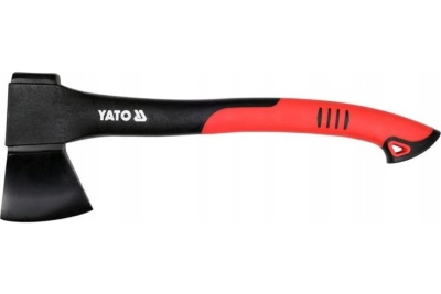 Плотницкий топор YATO 900 гр 45 см, нейлоновая прорезиненная ручка YT-80072