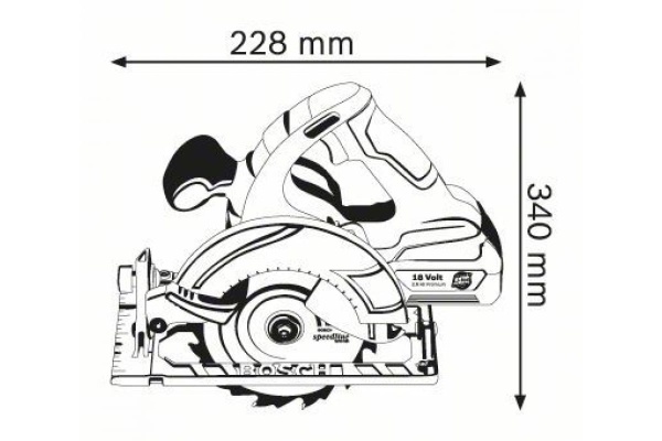 Циркулярная пила DWT HKS-230 86559