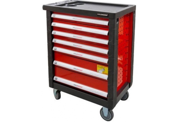 Тележка для мастерской с инструментами HOLZMANN хромованадиевая сталь WW790W