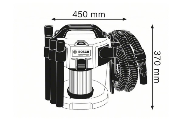 Аккумуляторный пылесос Bosch GAS 18V-10 L 06019C6300
