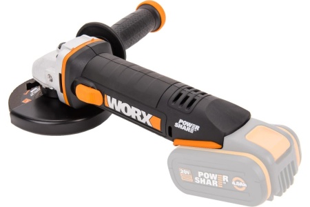 Аккумуляторная угловая шлифмашина WORX без АКБ и ЗУ WX803.9