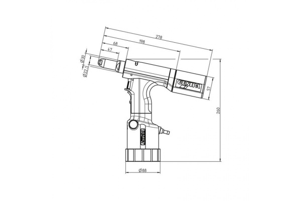 Заклепочник GESIPA Taurus 2 7570007 / 1457771