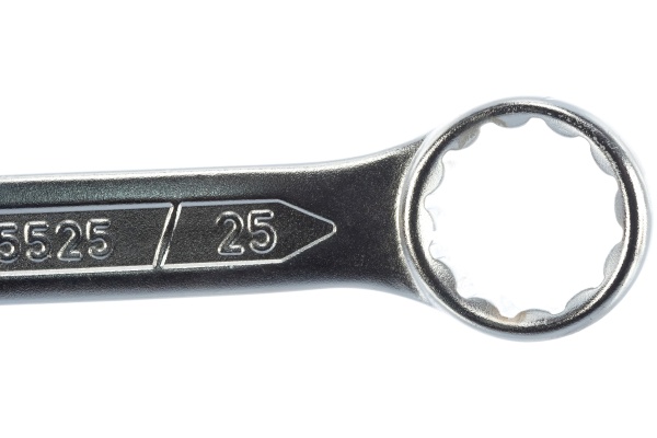 Комбинированный 12-гранный прямой ключ ROCKFORCE 25мм RF-75525