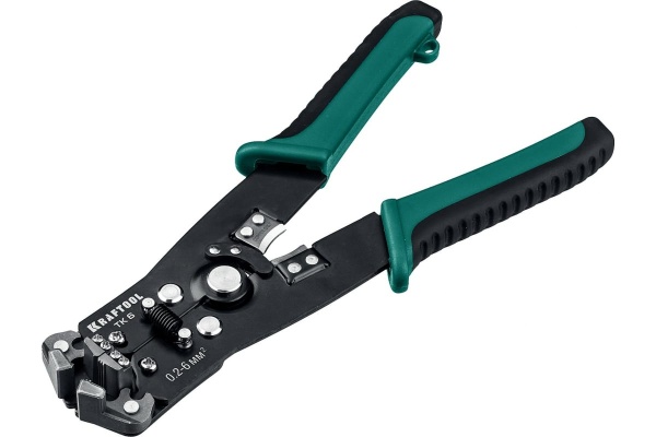 Стриппер KRAFTOOL TK-6 автоматический, многофункциональный, 0.2 - 6 мм2, 22635