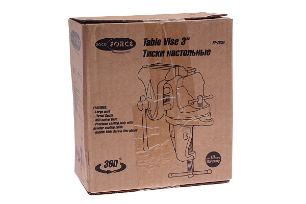 Настольные тиски ROCKFORCE 3, 75 мм RF-Z30H
