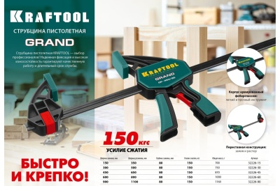 Пистолетная струбцина KRAFTOOL GP-900/85 32226-90