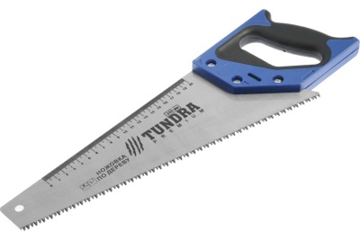 Ножовка по дереву TUNDRA 2К рукоятка, 3D заточка, каленый зуб, 7-8 TPI, 350 мм 5155402