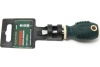 Шлицевая магнитная отвертка ROCKFORCE Profi S2 SL6.5х30мм на пластиковом держателе RF-70365030