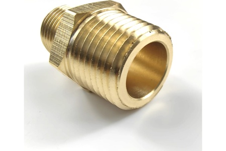 Ниппель латунный переходной пневмо 1/2"НР - 3/8"НР Профитт 9276287