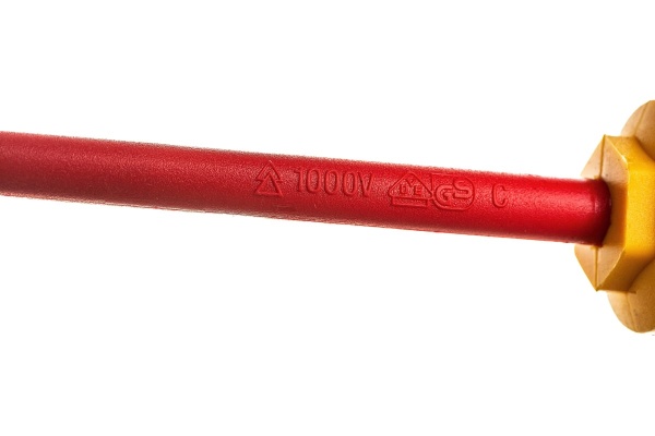 Диэлектрическая крестовая отвертка Felo Ergonic +/- H 1X 80 41610290