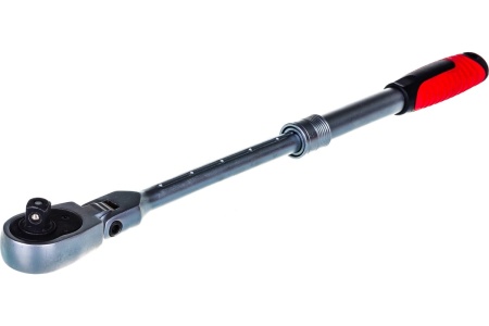 Трещотка ABTOMTOOL РROFFI 1/2, 72 зуб, 350-500 мм, телескопическая, CrV 54252