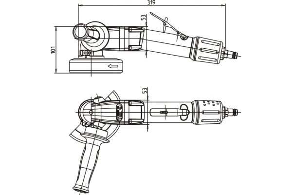 Угловая шлифовальная машинка DEPRAG GA812-100BX 6060545A
