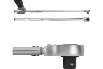 Динамометрический ключ щелчкового типа ROCKFORCE 140-700 Нм, 1", в пластиковом футляре RF-64781030