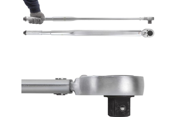 Динамометрический ключ щелчкового типа ROCKFORCE 140-700 Нм, 1", в пластиковом футляре RF-64781030