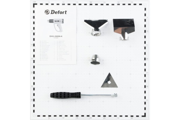 Технический фен DEFORT DHG-1600 98298857