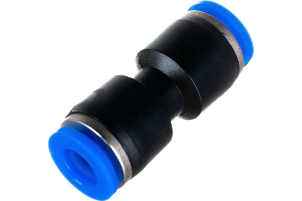 Фитинг цанговый прямой 6-6 мм Pegas pneumatic 5301