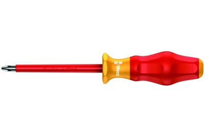 Отвертка диэлектрическая Wera, VDE, PH 2х100 мм, WE-031603