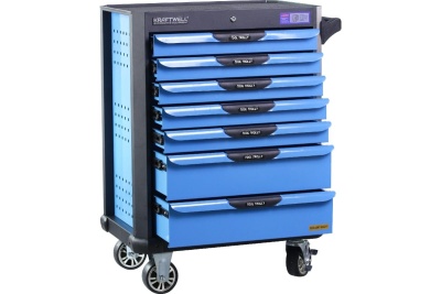 Тележка KraftWell с 7 ящиками, в подарок инструмент 277 предметов KRW-TTB+SET277