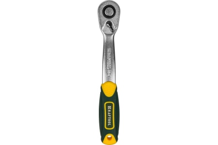 Изогнутая трещотка для торцовых головок 3/8, Сr-V, 72 зубца Kraftool PRO 27795-3/8_z02