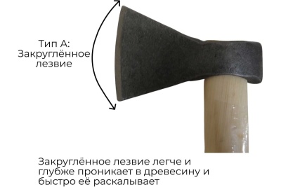 Кованый топор Агростройлидер Стандарт 0.8 кг А0 Т35