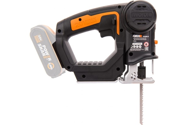 Аккумуляторный лобзик/сабельная пила WORX Axis WX550.9