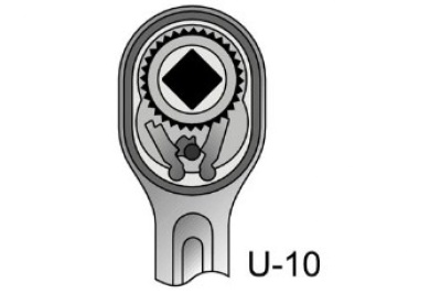 Трещотка с механизмом переключения GEDORE 1/2" 350 мм 6154550