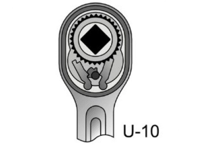 Трещотка с механизмом переключения GEDORE 1/2" 350 мм 6154550