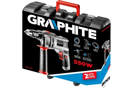 Ударная дрель GRAPHITE 58G725