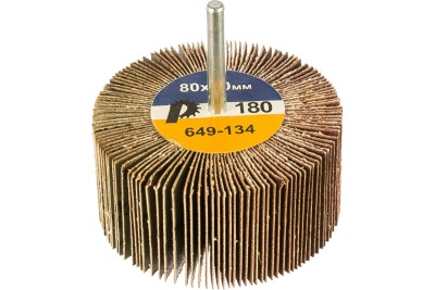 Круг лепестковый с оправкой (80х40 мм; P180) ПРАКТИКА 649-134