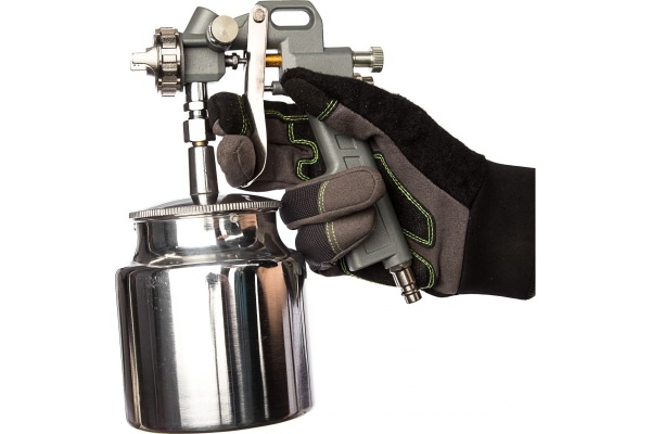 Краскопульт Pegas pneumatic нижний бак, сопло 2.5 мм PGS-2706