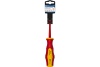Диэлектрическая отвертка КОБАЛЬТ Ultra Grip FL/PZ-1x80 мм, CR-V, двухкомпонентная рукоятка 799-727