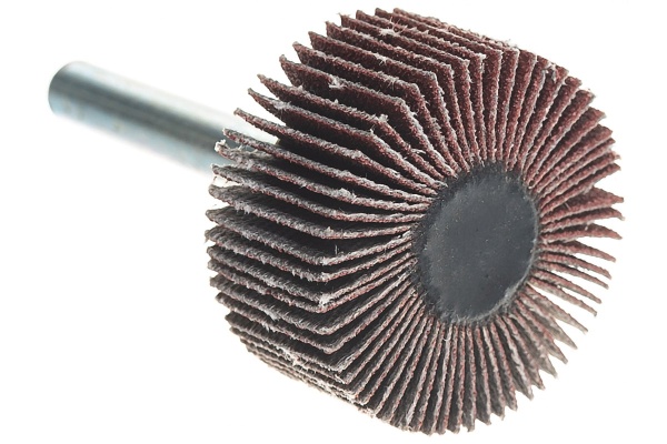 Круг шлифовальный лепестковый на шпильке (30х15 мм; 6 мм; Р120) KLINGSPOR 12847