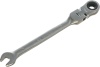Комбинированный ключ трещоточный с шарниром 7мм AV Steel  AV-315207